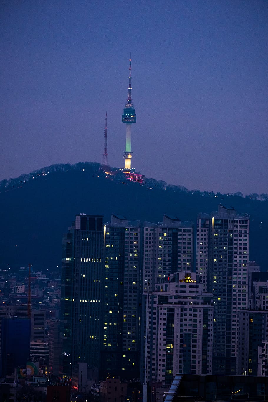South Korea, Yongsan-gu, Seoul Tower, N Tower, Ytn, - Namsan Tower , HD Wallpaper & Backgrounds