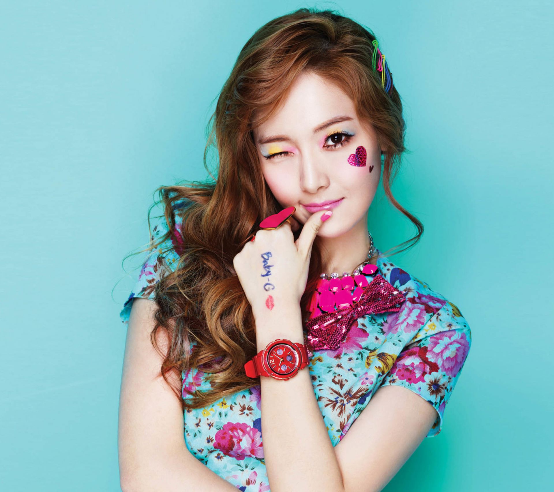 Korean Beautiful Modren Girls Wink Wallpapers Hd , HD Wallpaper & Backgrounds
