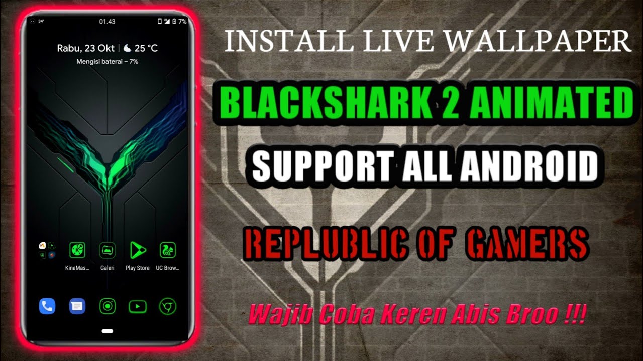 Allah Clock Live Wallpaper - Kunci Layar Xiaomi Black Shark , HD Wallpaper & Backgrounds