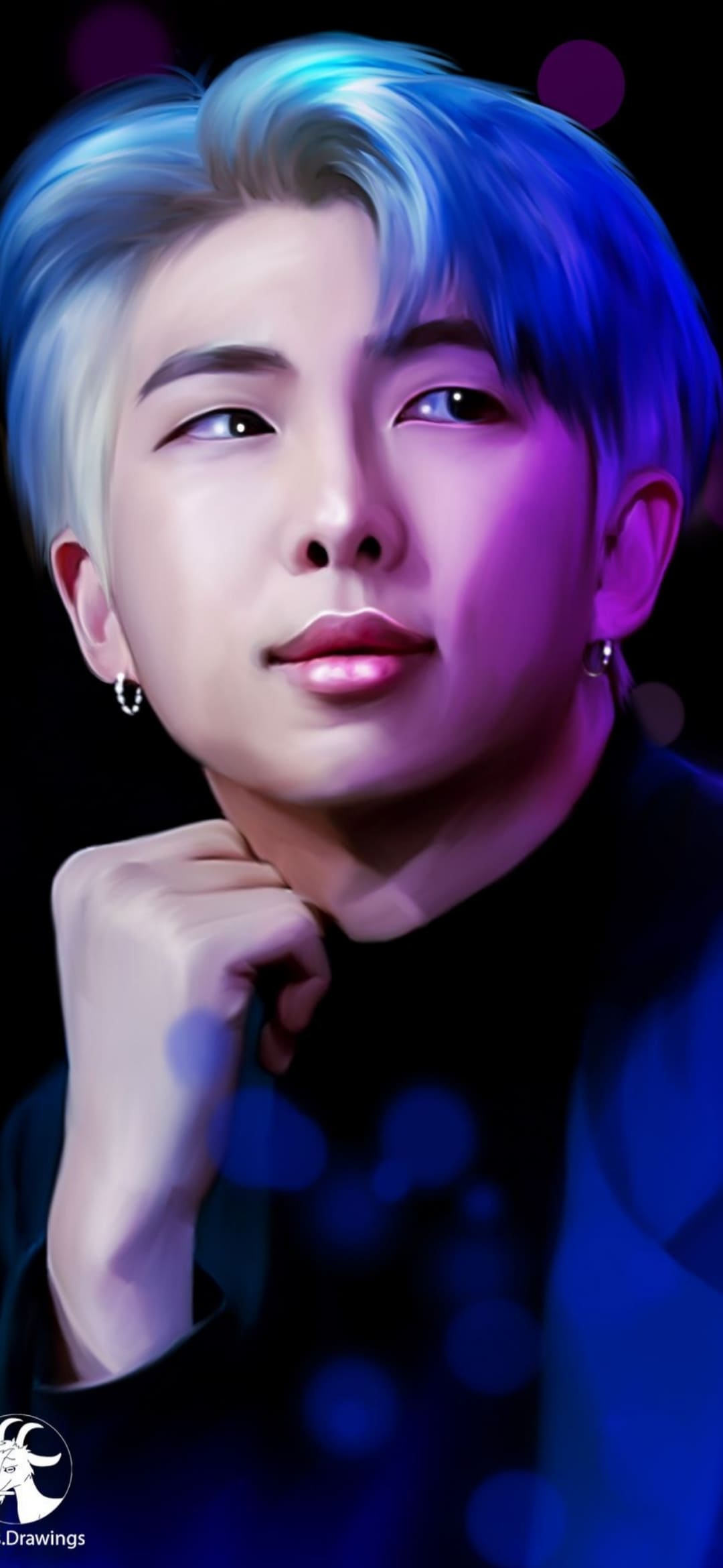 Bts Rm Wallpaper Lockscreen - Girl , HD Wallpaper & Backgrounds