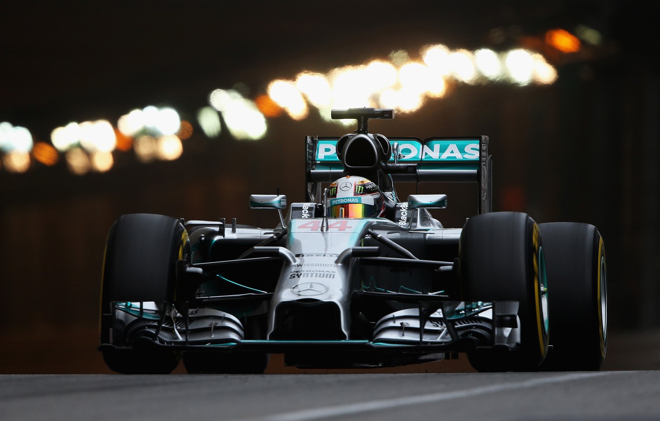 Photo Wallpaper Formula 1, Mercedes-benz, Mercedes, - 2014 Monaco F1 Lewis Hamilton , HD Wallpaper & Backgrounds