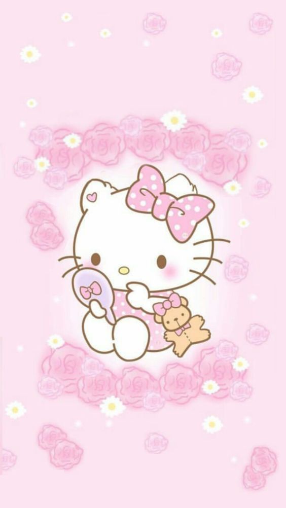 Kawaii Wallpaper Of Hello Kitty - Hello Kitty Wallpaper Kawaii , HD Wallpaper & Backgrounds