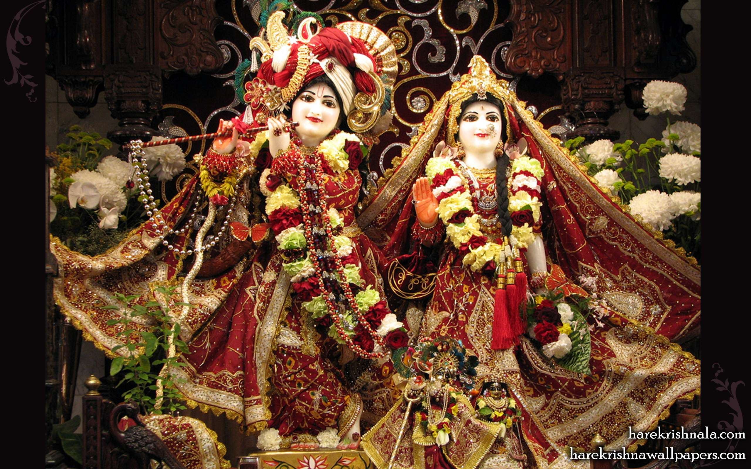 Wallpaper Hd Download Hare Krishna - Iskcon Radha Krishna , HD Wallpaper & Backgrounds