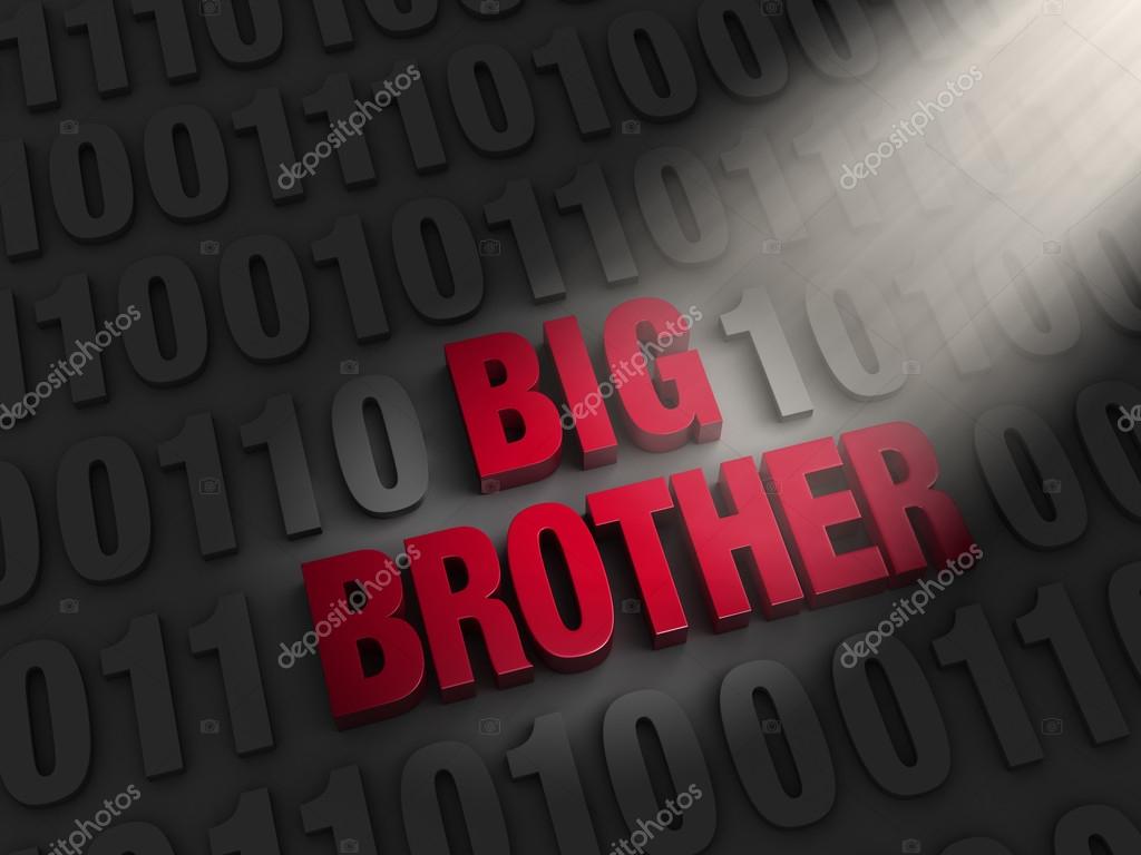 Big Brother In The Computer Code Stock Photo , HD Wallpaper & Backgrounds