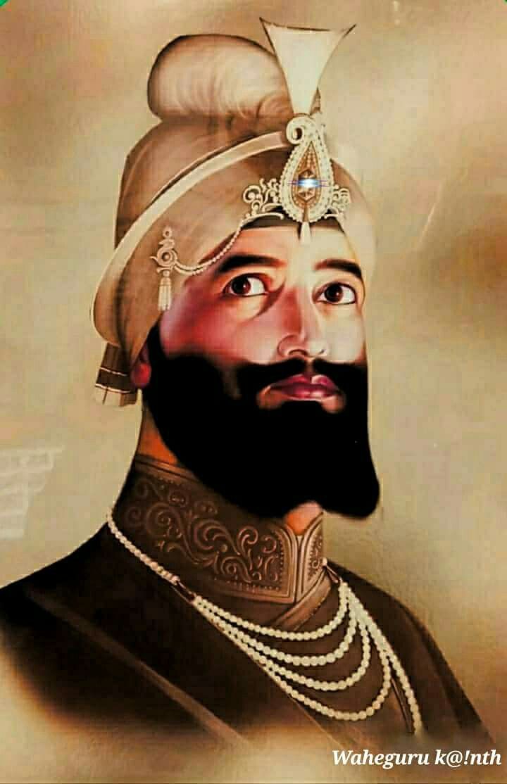 Shri Guru Gobind Singh Ji Image - Guru Gobind Singh Ji Pics Hd , HD Wallpaper & Backgrounds