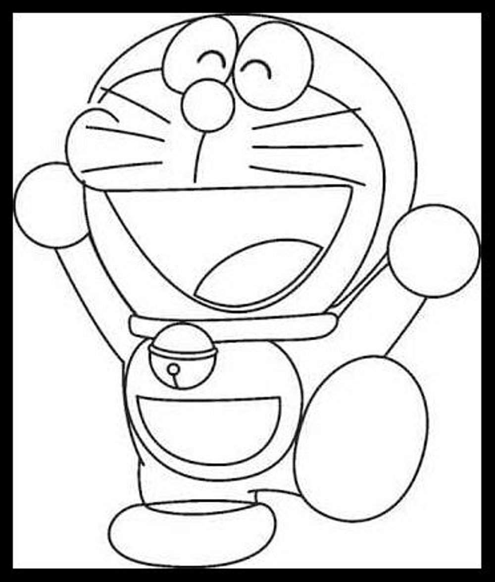 Doraemon Coloring Pages For Kids , HD Wallpaper & Backgrounds