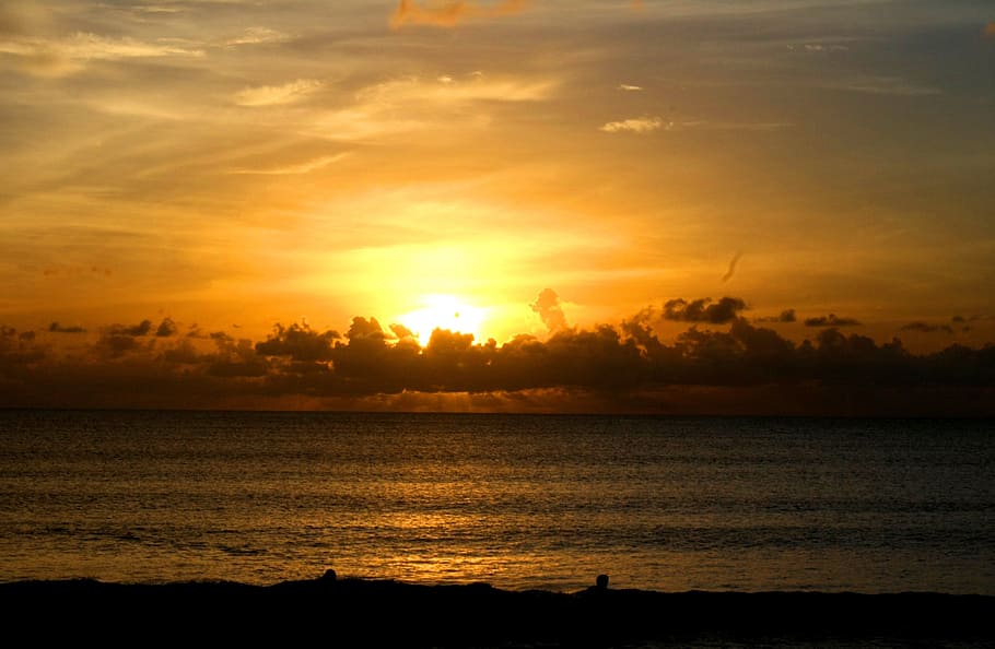 Pantai Kuta, Bali, Indonesia, Asian, Beach, Sunset, - Senja Di Pantai Bali Kuta , HD Wallpaper & Backgrounds