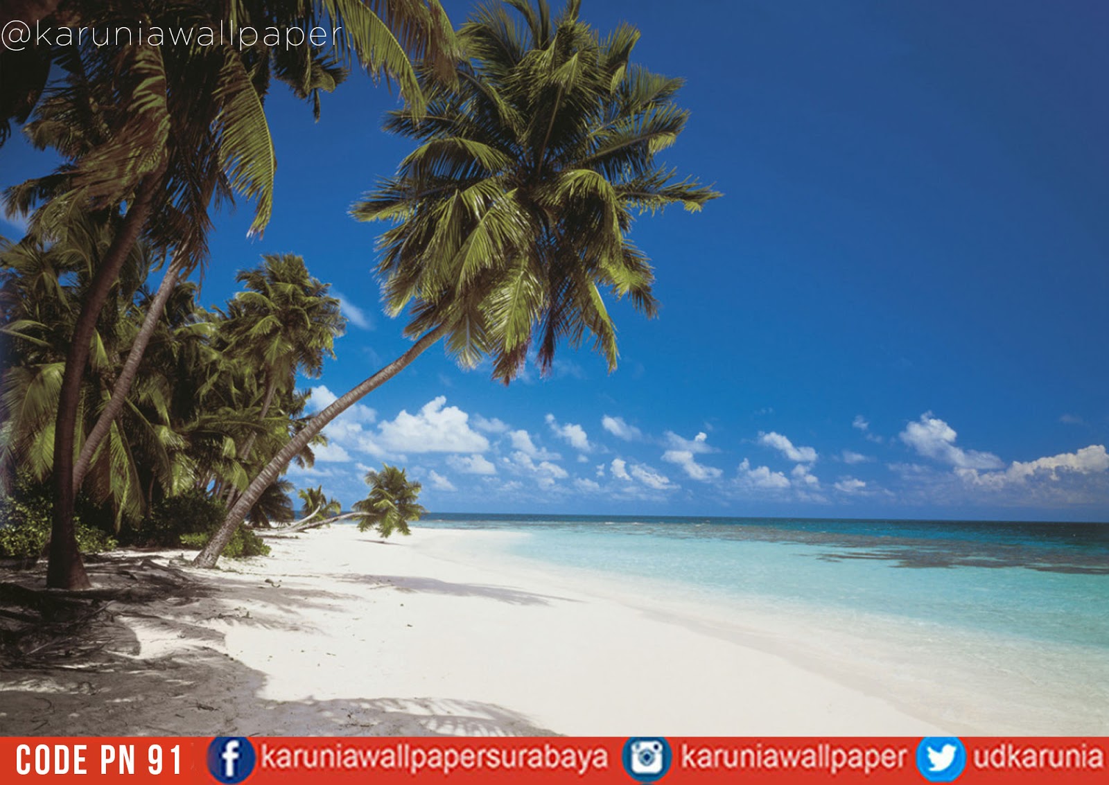 Jual Dinding Wallpaper Pantai Maldives - Maledives , HD Wallpaper & Backgrounds