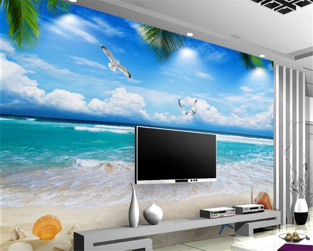 Wallpaper Laut Biru - Biru 壁紙 Pemandangan Laut , HD Wallpaper & Backgrounds