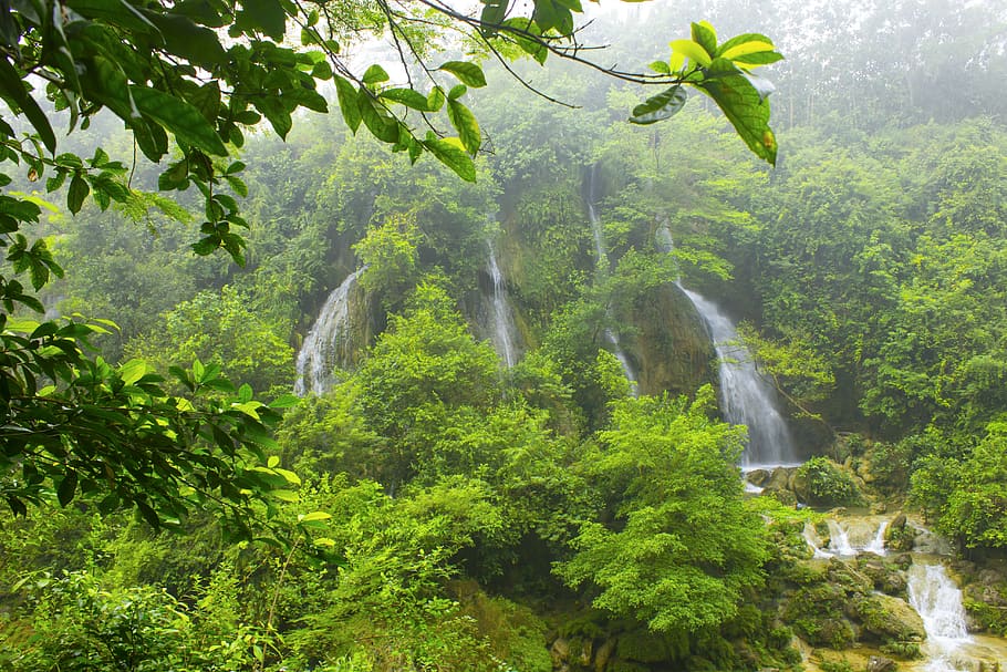 Indonesia, Air Terjun Sri Gethuk, Srigethuk, Waterfall, - Waterfall , HD Wallpaper & Backgrounds