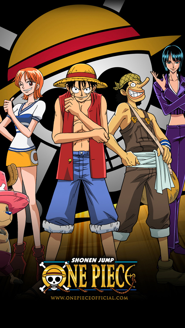 One Piece Iphone 5 Wallpapers Background And Wallpapers - Anime Luffy One Piece Characters , HD Wallpaper & Backgrounds