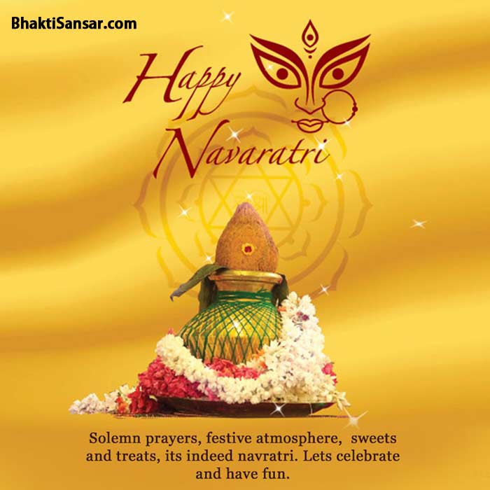 Happy Navratri Wishes Images - Wishes Whatsapp Happy Navratri , HD Wallpaper & Backgrounds