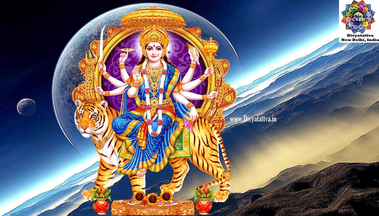 Popular Navratri Maa Durga Hd Images, Goddess Wallpapers, - Durga Mata Images Png , HD Wallpaper & Backgrounds
