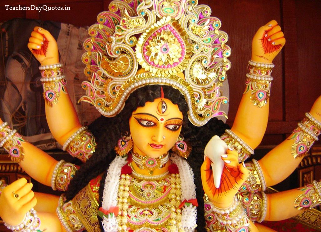Download Jai Maa Durga Wallpaper Hd For Happy Navratri - Joy Maa Durga Pic Hd , HD Wallpaper & Backgrounds