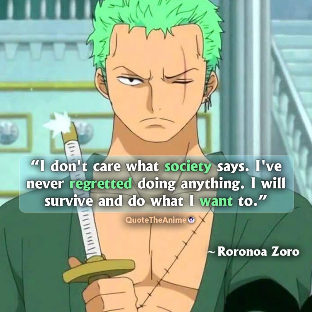 One Piece Quotes - Roronoa Zoro After 2 Years , HD Wallpaper & Backgrounds