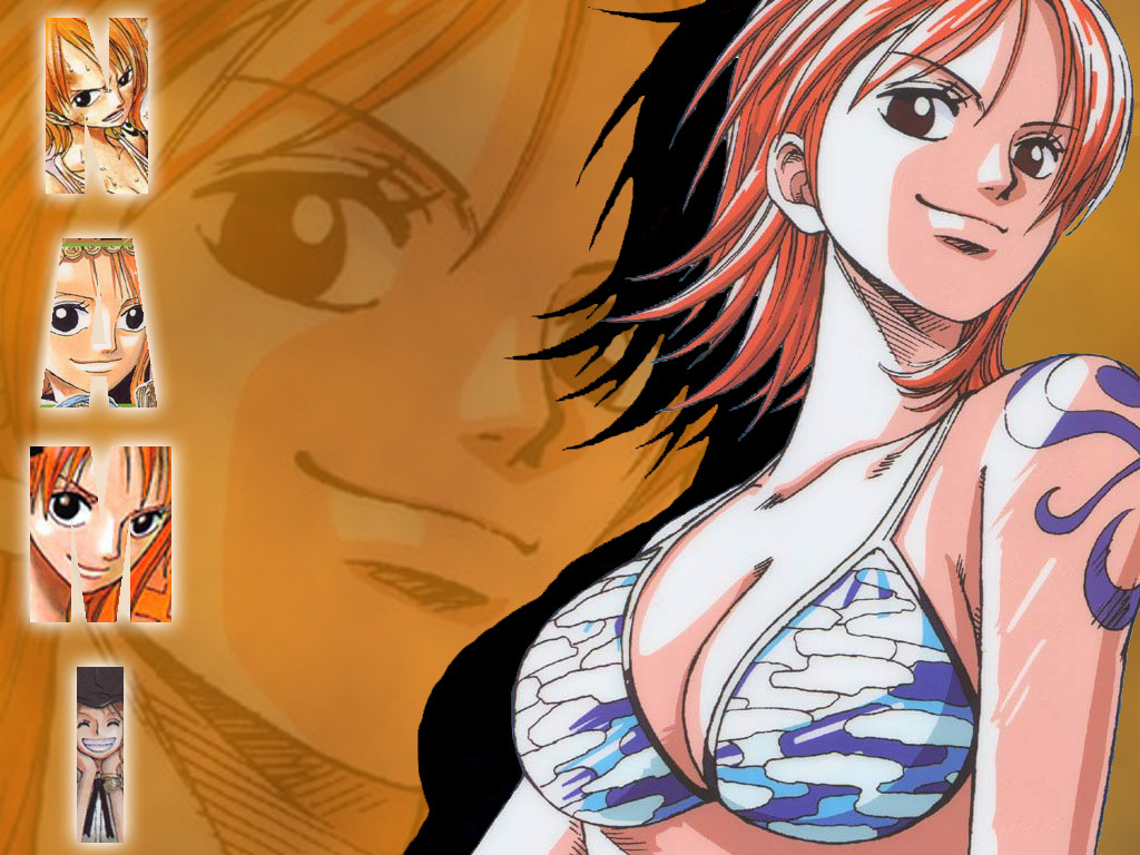 Nami - One Piece Nami Beautiful , HD Wallpaper & Backgrounds