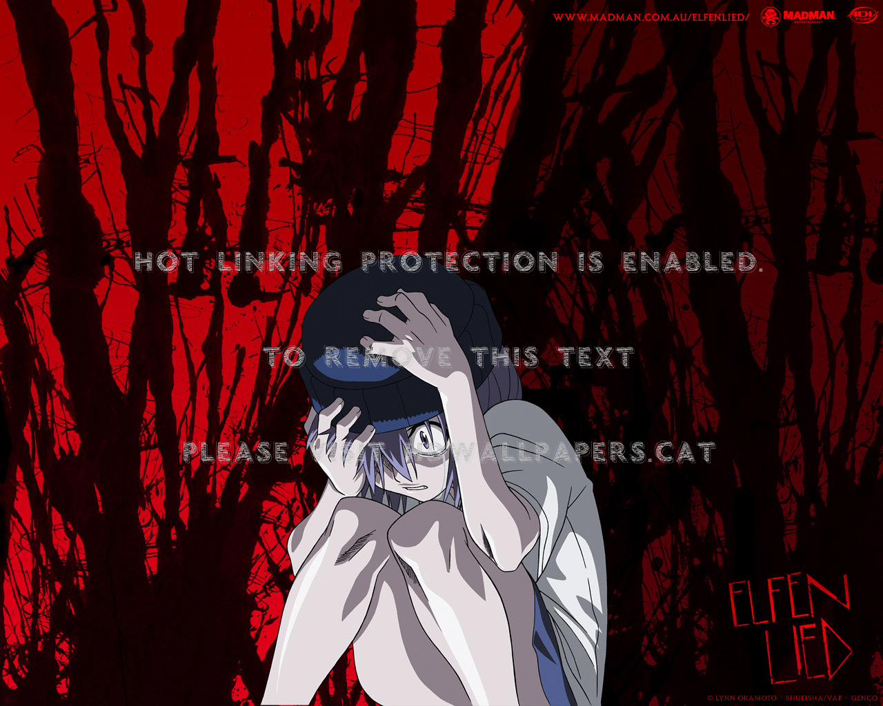 Lucy S Fear Lilium Elfen Lied Diclonius , HD Wallpaper & Backgrounds