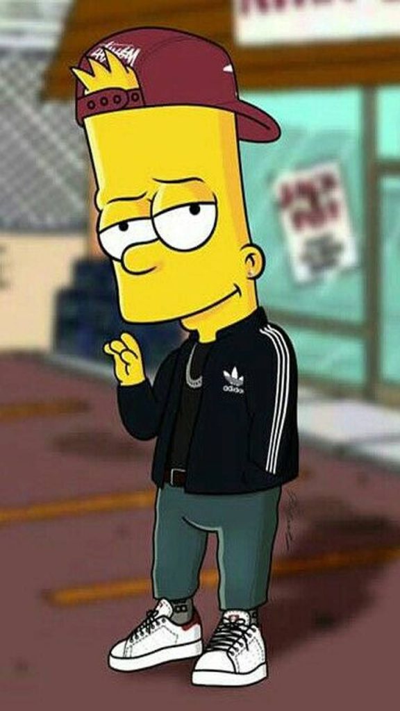 Trap Bart Simpson Adidas , HD Wallpaper & Backgrounds