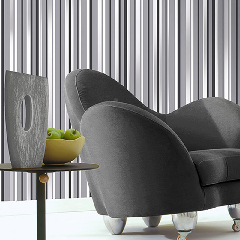 Grey Striped Wallpaper, Bold Stripe Wallpaper, Designer , HD Wallpaper & Backgrounds