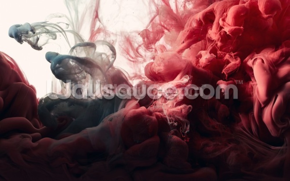 Red And Grey Ink Wall Mural - Statue , HD Wallpaper & Backgrounds