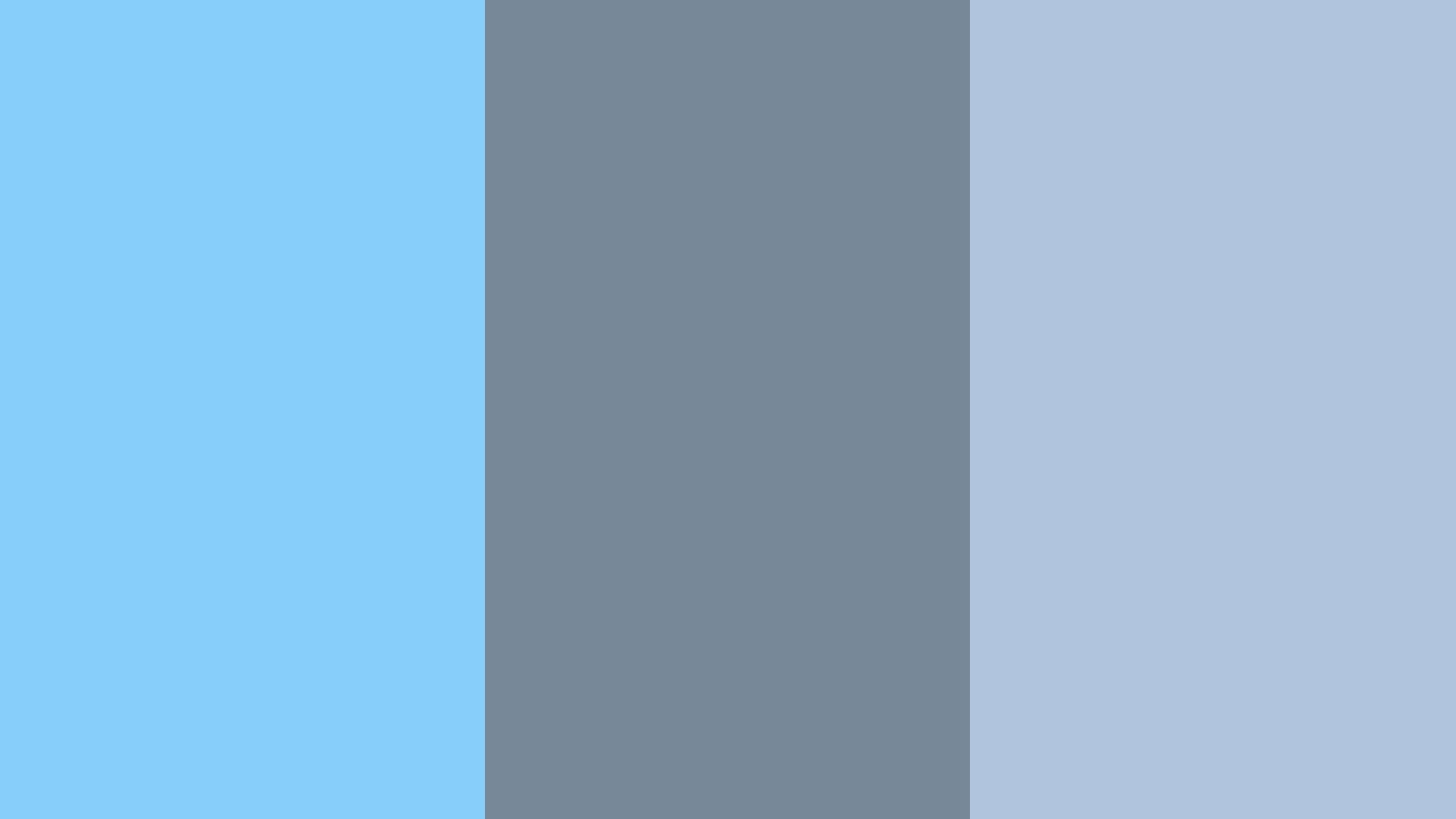 Sky Blue Light Slate Gray And Light Steel Blue Three - Gray And Light Blue , HD Wallpaper & Backgrounds