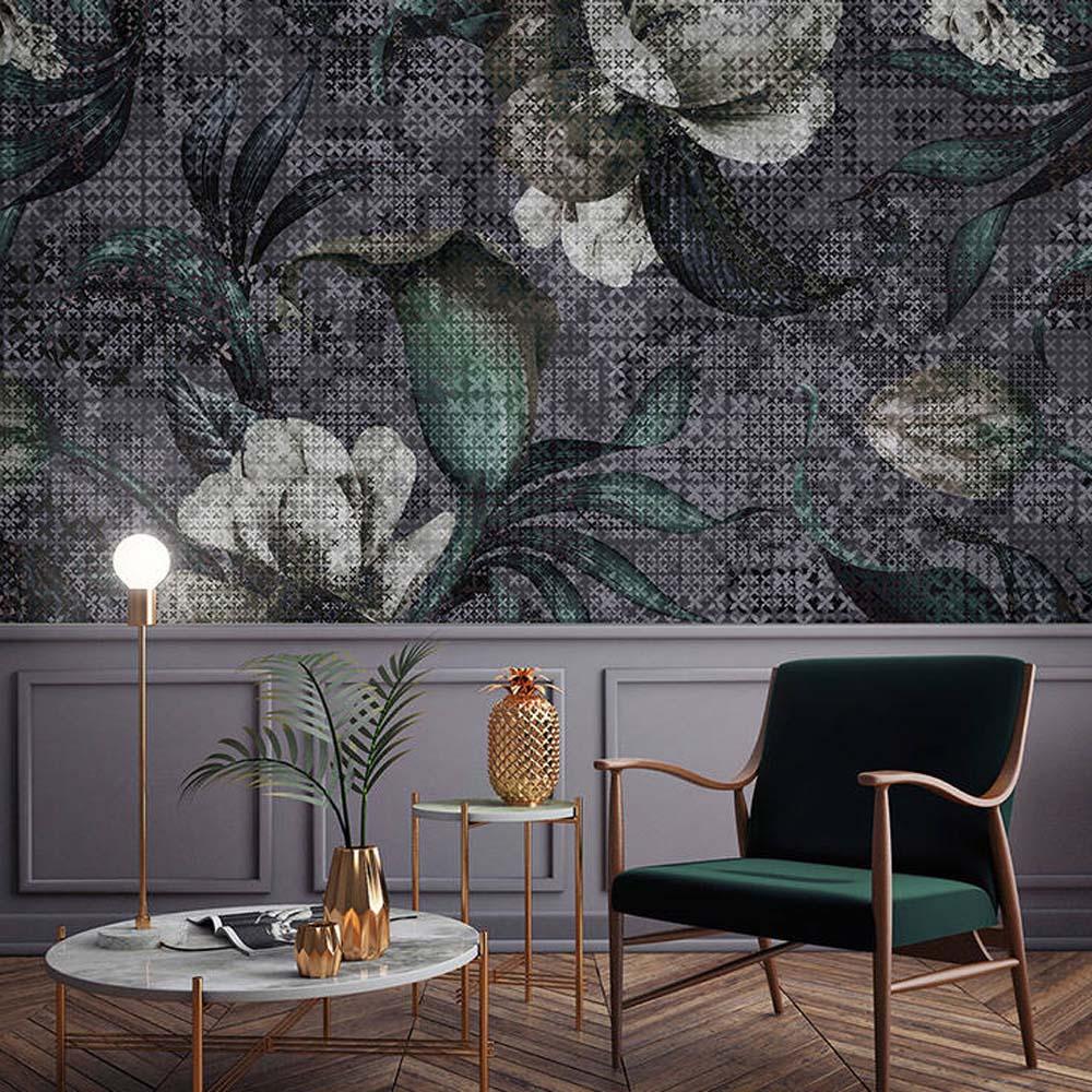 Grey Wallpaper Green Wall , HD Wallpaper & Backgrounds