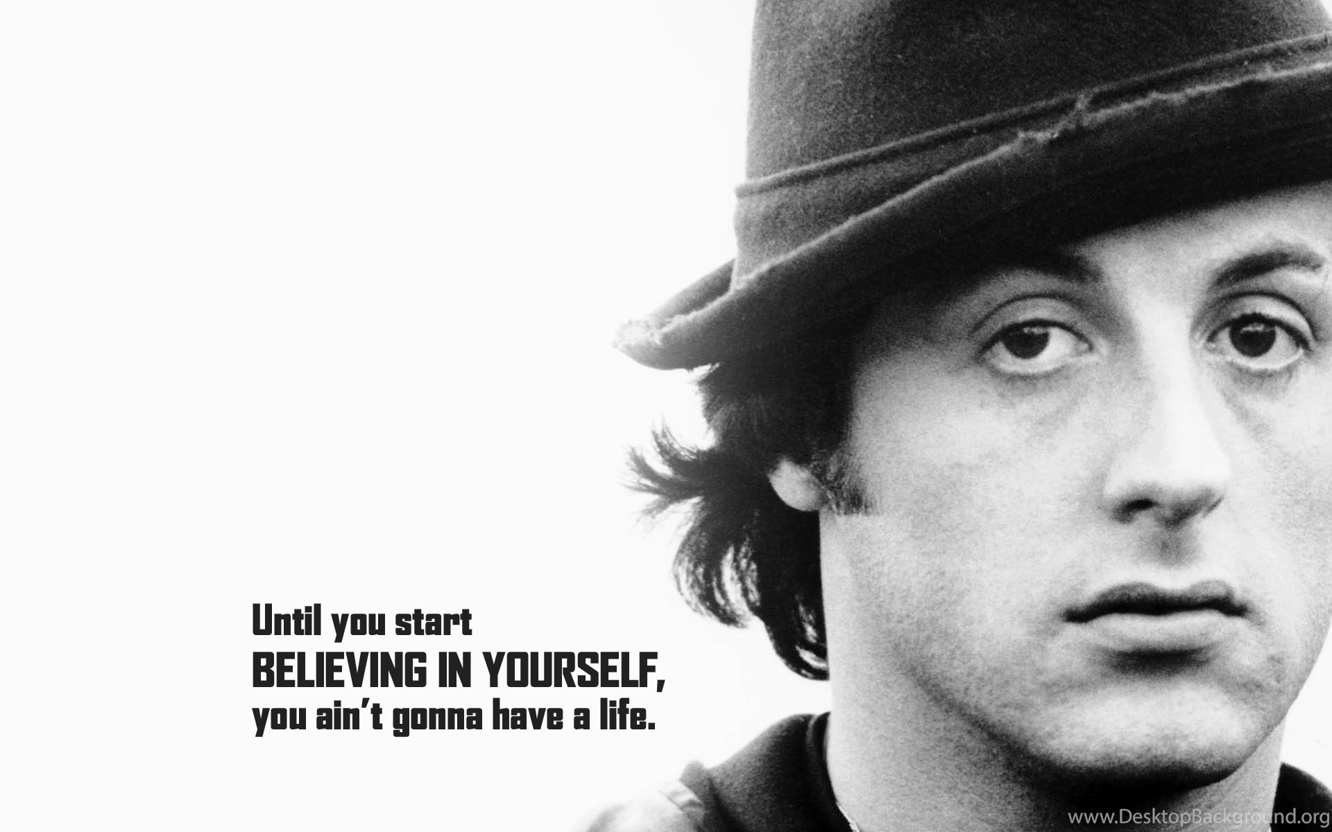 Movowall Rocky Balboa Quote - Sylvester Stallone , HD Wallpaper & Backgrounds