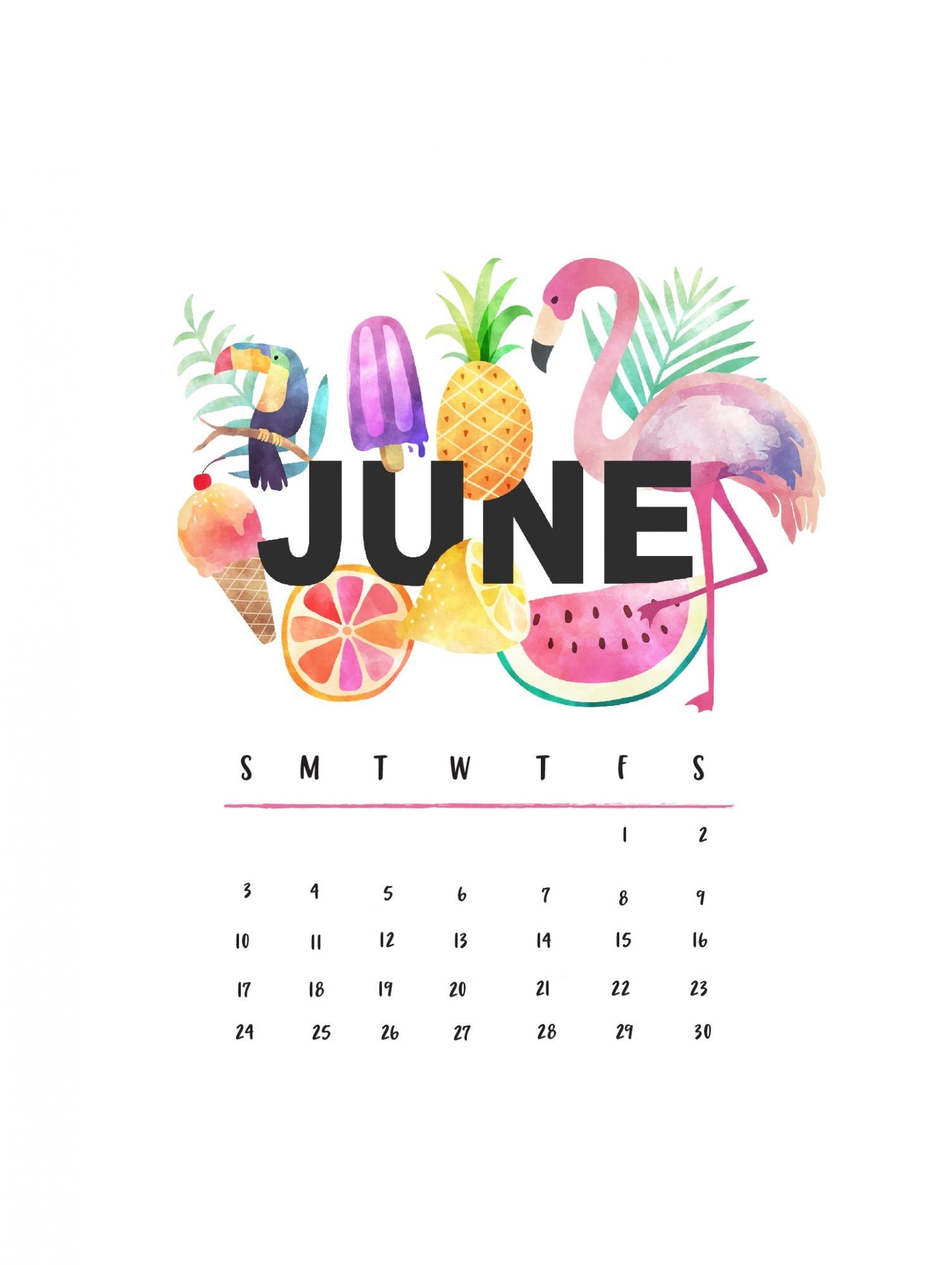 June 2018 Calendar Background , HD Wallpaper & Backgrounds