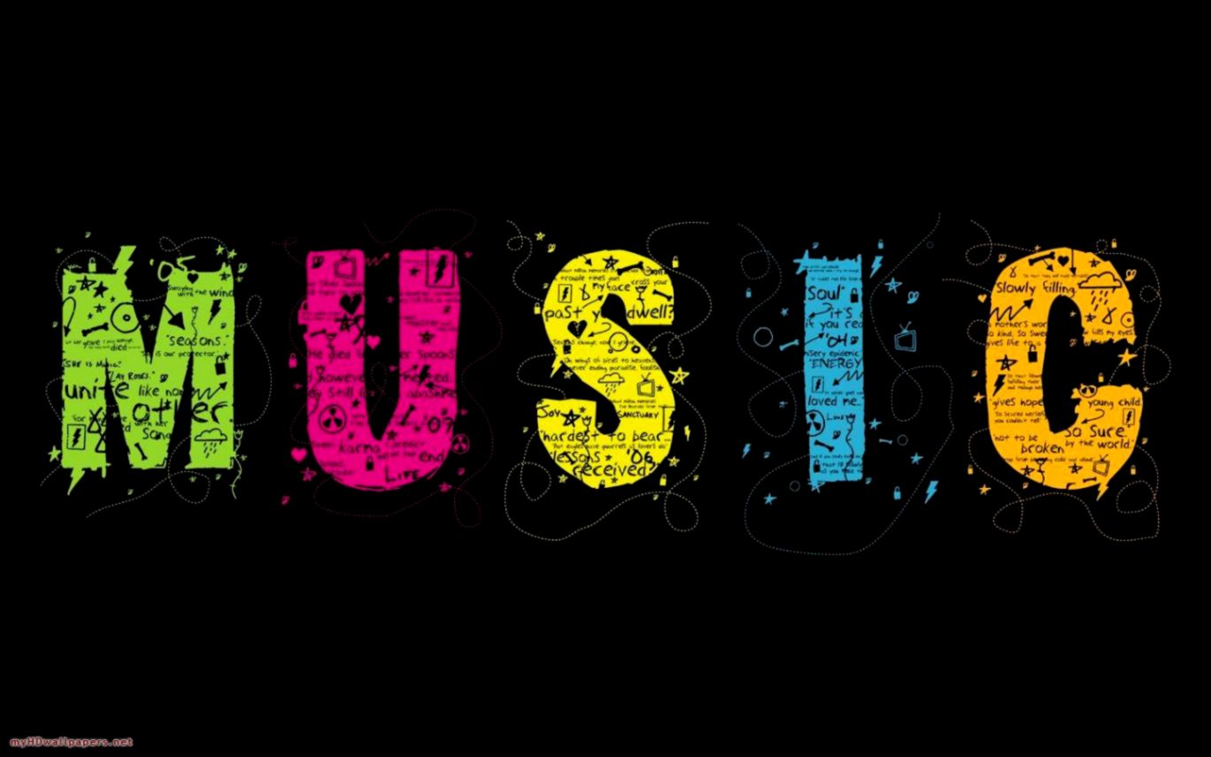 Music Notes Wallpaper - Colorful Wallpaper Music Notes , HD Wallpaper & Backgrounds