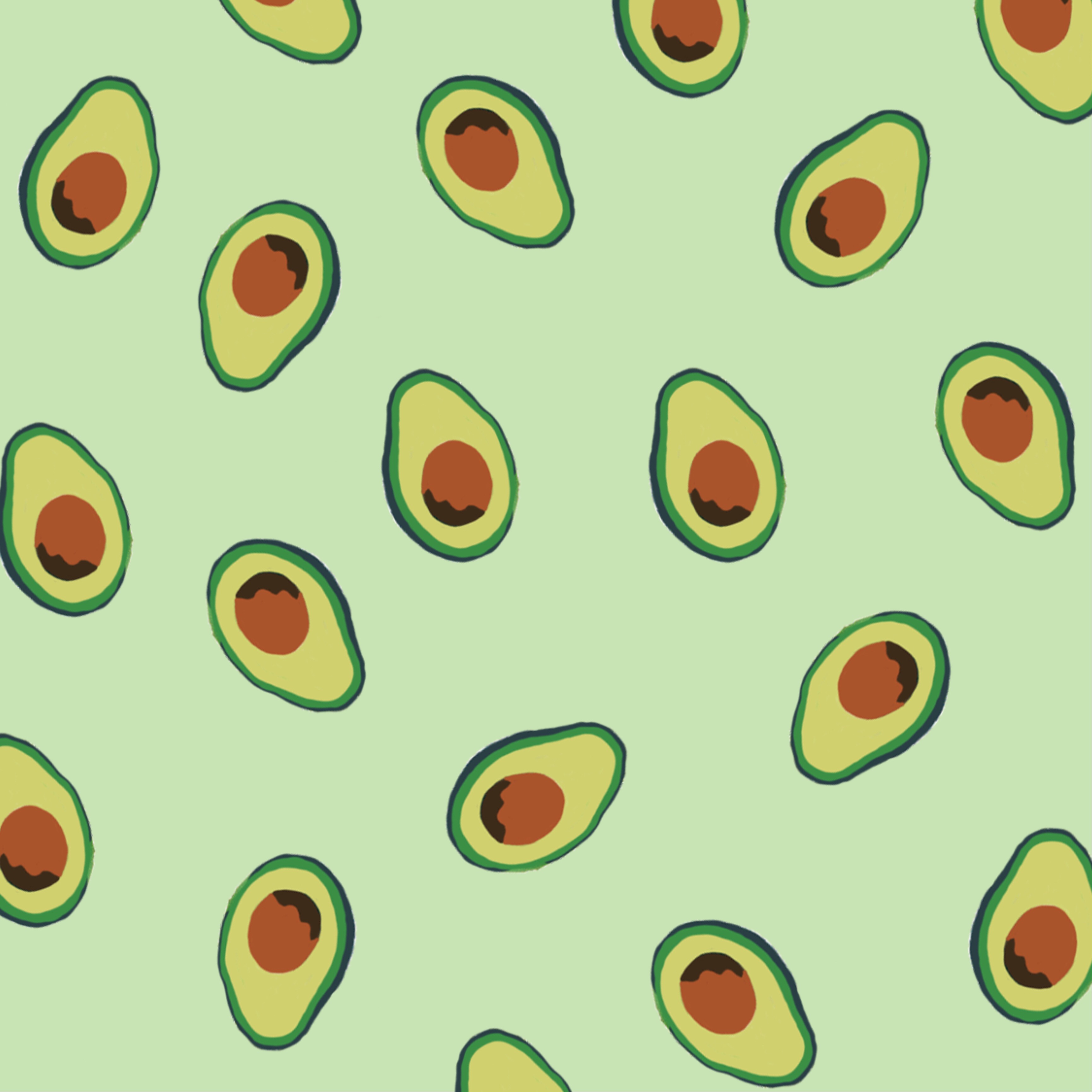 #avocadoday #avocado #wallpaper #background #green - Aesthetic Avocado Background , HD Wallpaper & Backgrounds