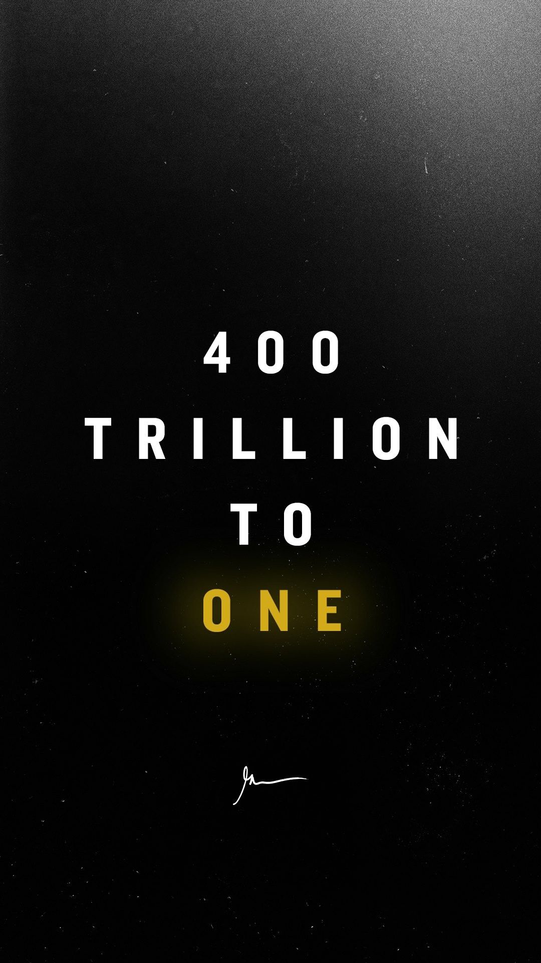 400 Trillion To 1 Gary Vee - 400 Trillion To 1 Odds , HD Wallpaper & Backgrounds
