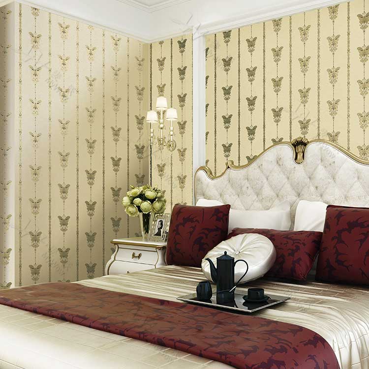 Butterfly Pattern Design Deep Embossed Pvc Wallpaper - Pvc Wallpaper For Bedroom , HD Wallpaper & Backgrounds