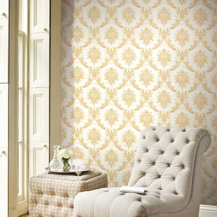 Faint Plain Flower Pattern Design Pvc Wallpaper For - House Wall Pvc Design , HD Wallpaper & Backgrounds