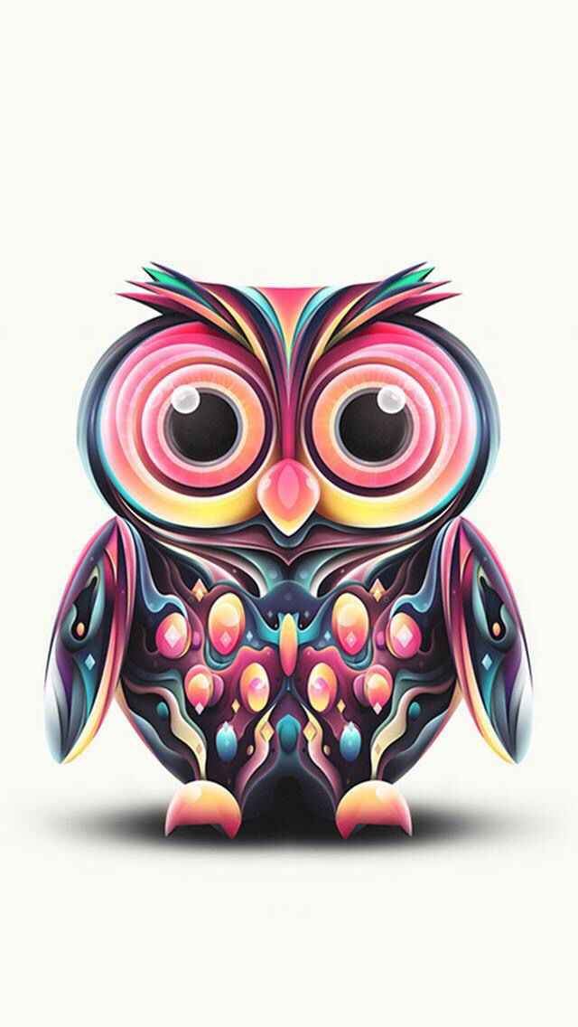 Cute Owl Wallpaper Hd Iphone , HD Wallpaper & Backgrounds
