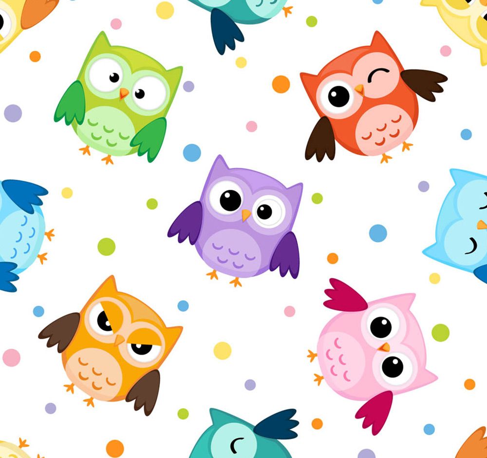 1000x941px Cute Owl Wallpaper Vintage - Owl Pattern , HD Wallpaper & Backgrounds