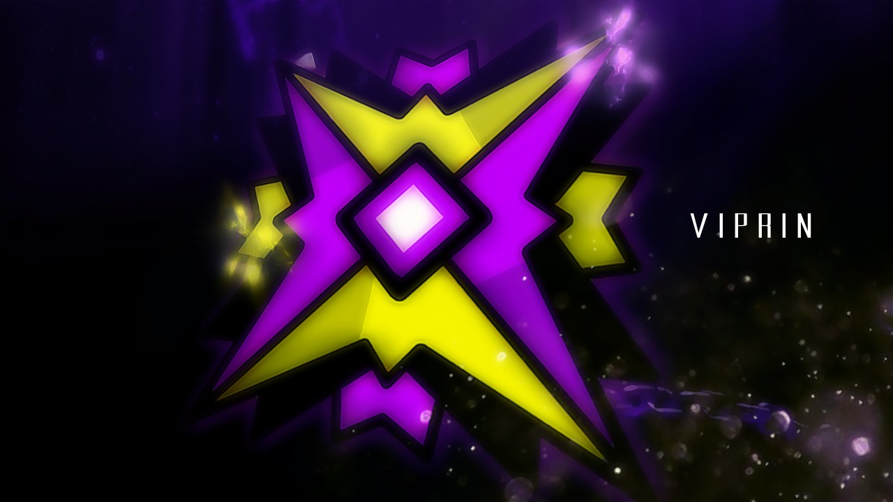 #geometrydash #namecard 
geometry Dash Viprin Fan Namecard★ - Geometry Dash Viprin , HD Wallpaper & Backgrounds