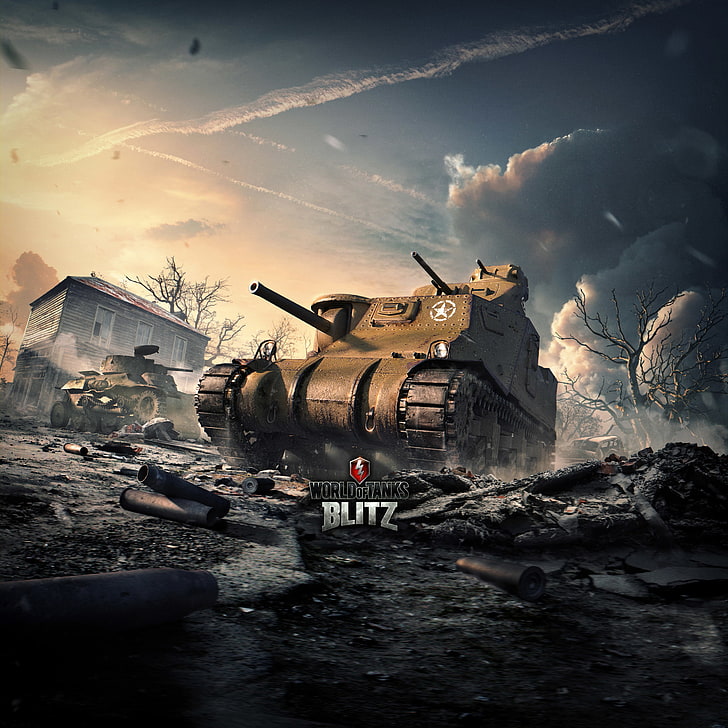 World Tanks Blitz Digital Wallpaper, Usa, World Of - Wot Blitz , HD Wallpaper & Backgrounds