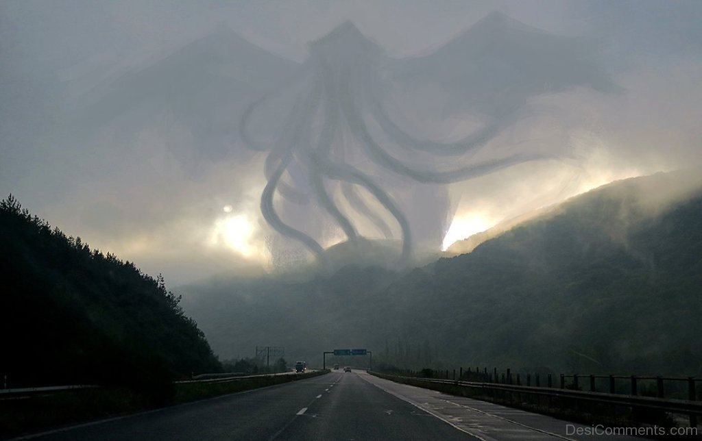 Cthulhu Clouds , HD Wallpaper & Backgrounds