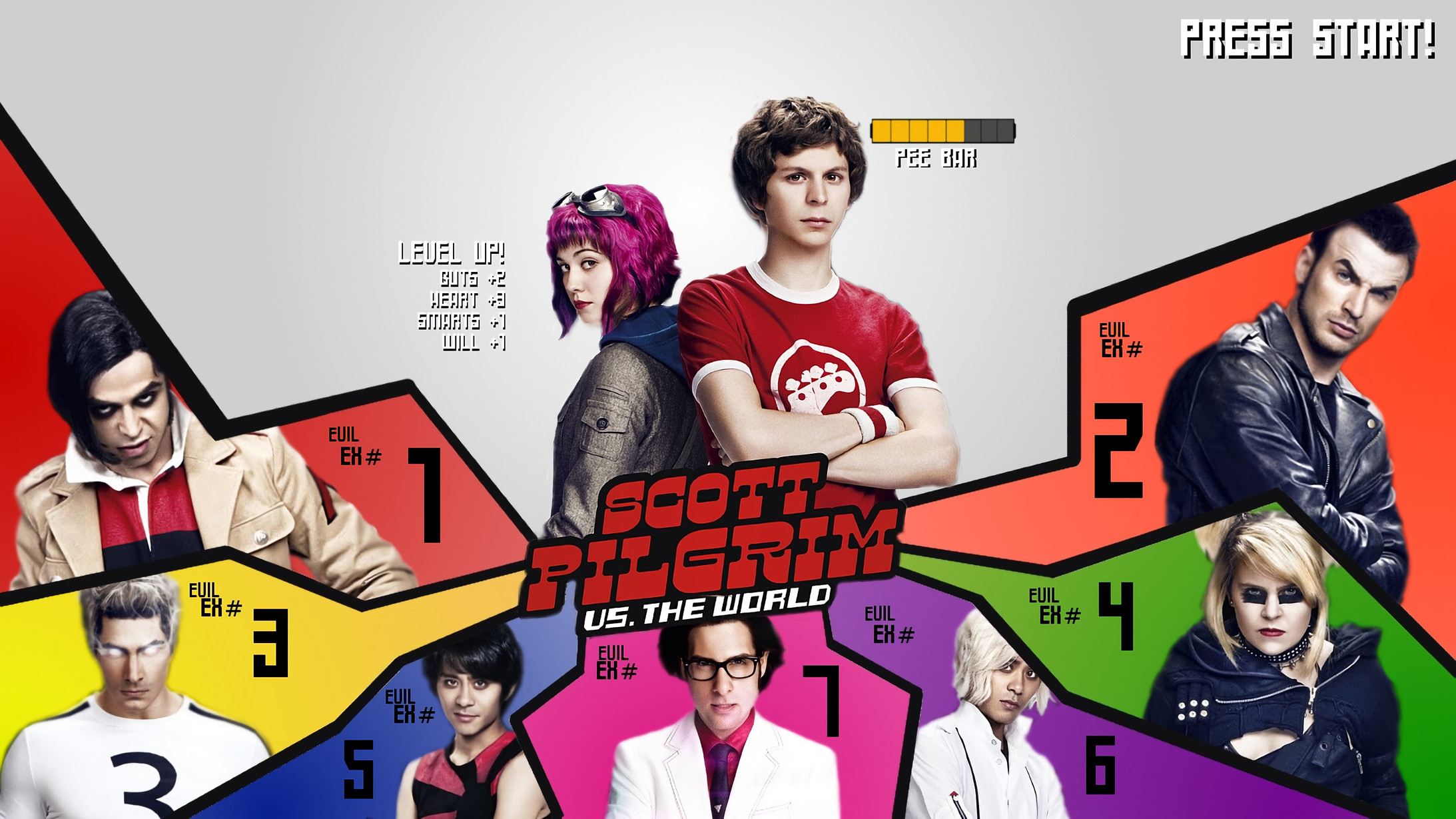 Hd Wallpaper - Scott Pilgrim Vs The World Desktop , HD Wallpaper & Backgrounds