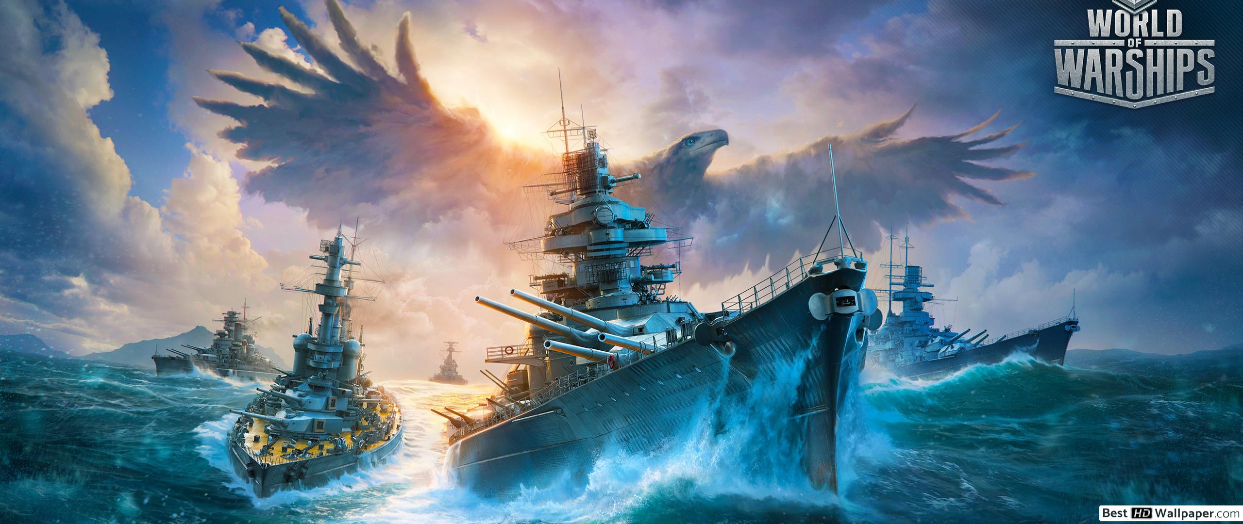 World Of Warships Blitz German Battleships , HD Wallpaper & Backgrounds