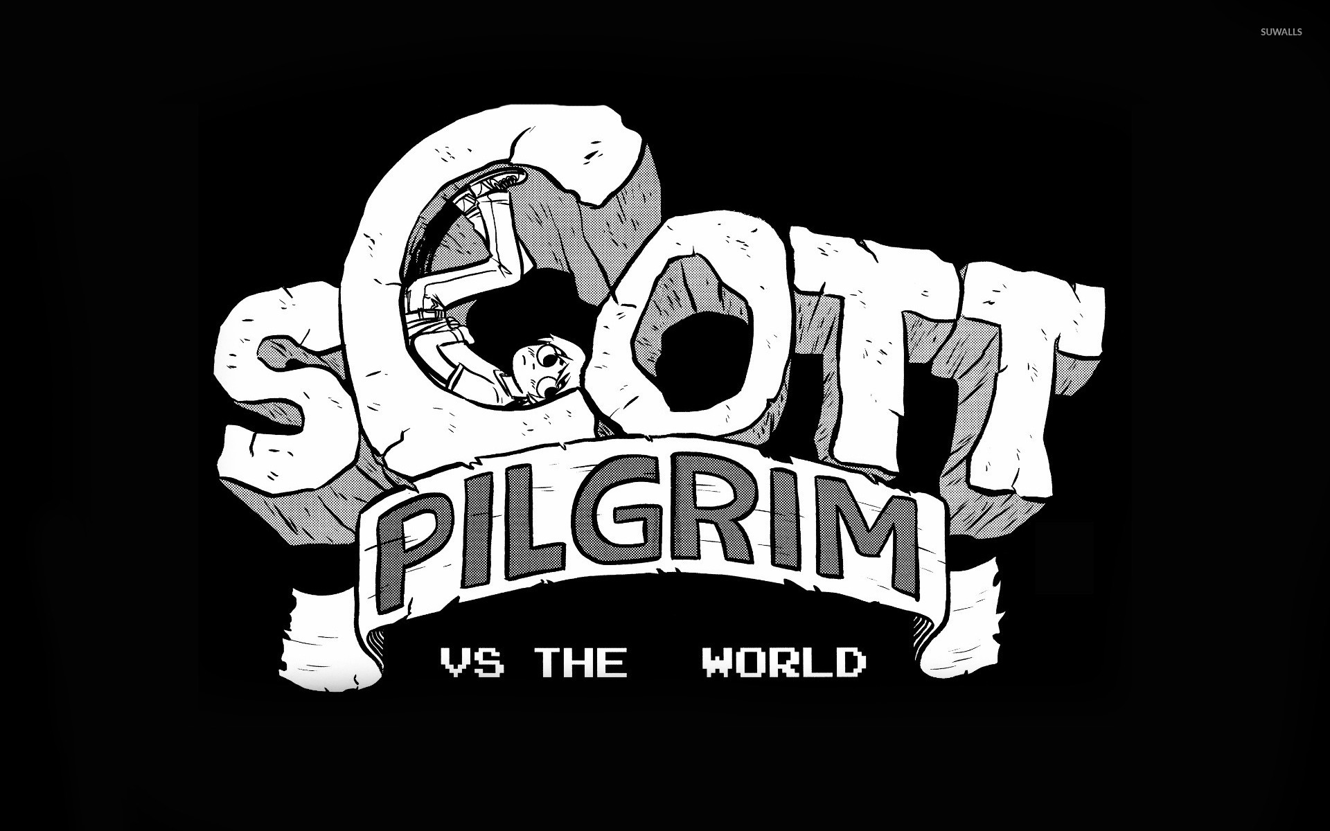 Scott Pilgrim Vs The World Vector , HD Wallpaper & Backgrounds