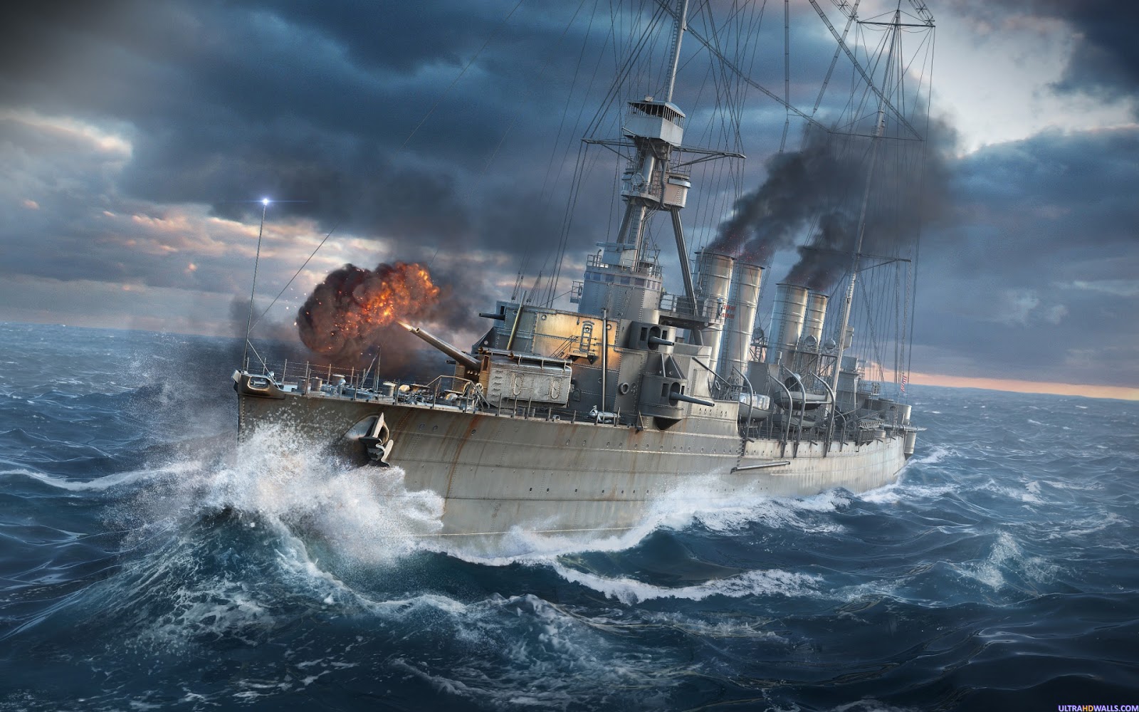 World Of Warships Hd Wallpapers - World At War Ships , HD Wallpaper & Backgrounds