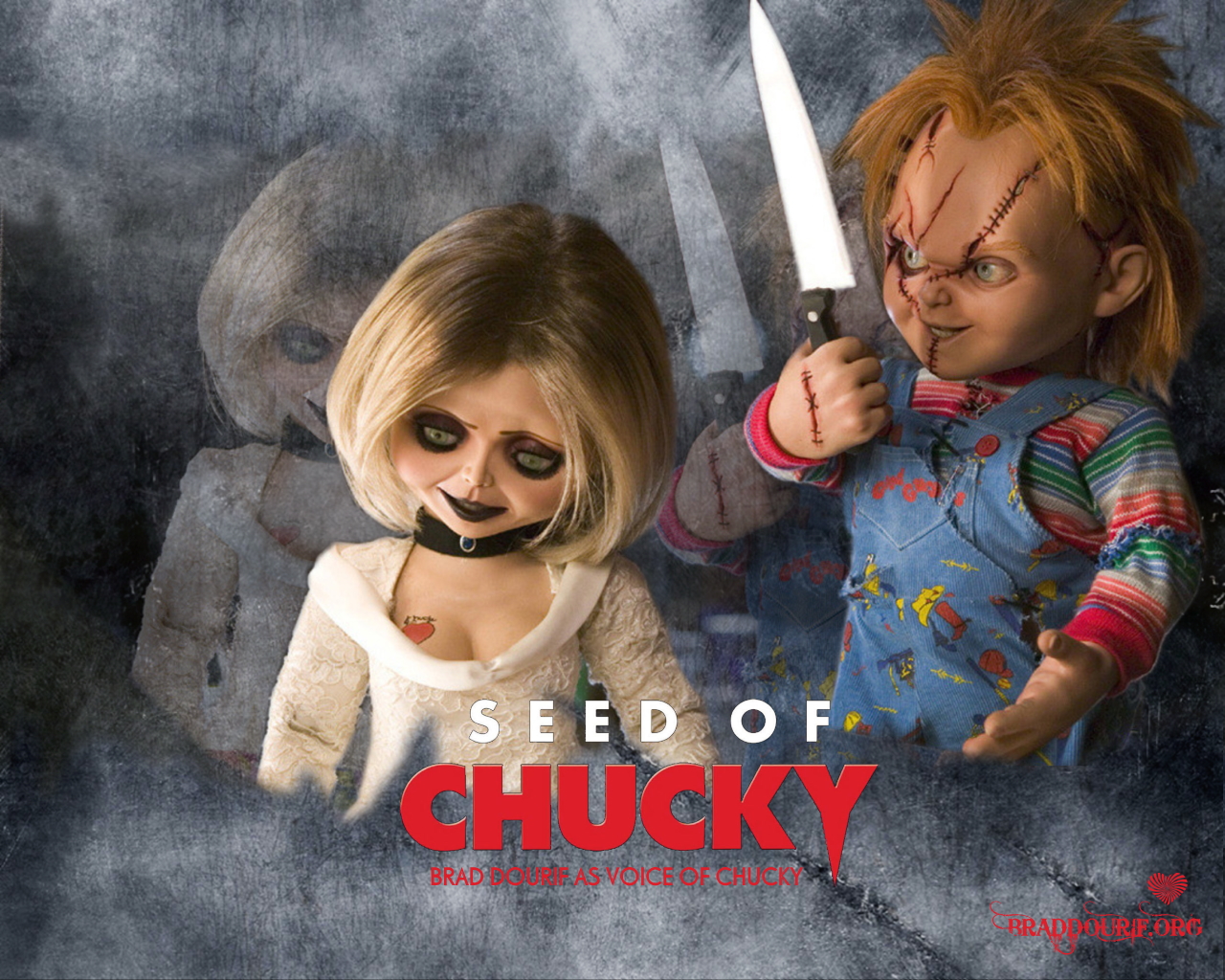 Bride Of Chucky Wallpaper - Chucky With Knife , HD Wallpaper & Backgrounds