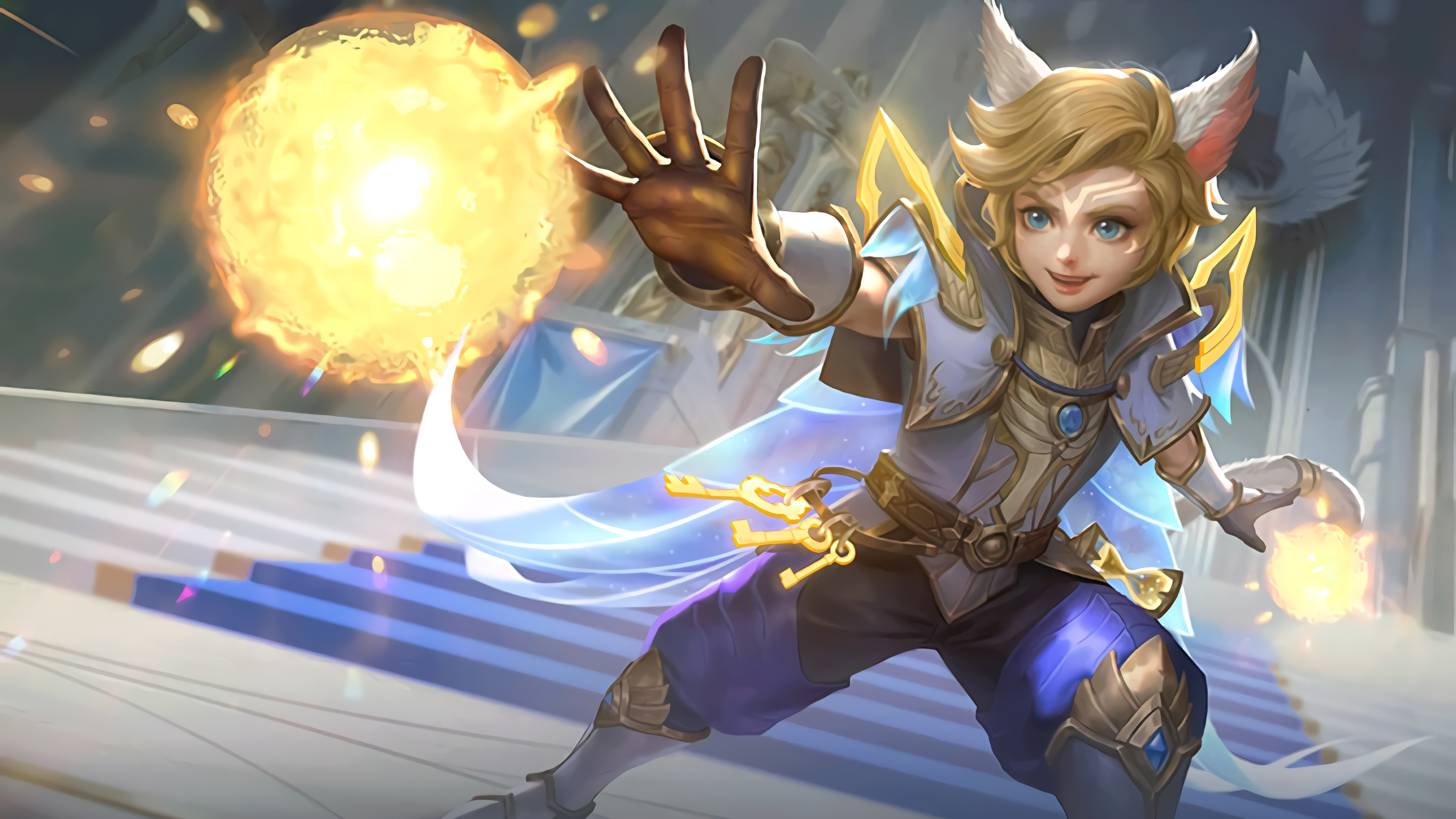 Harith, Lightborn, Inspirer, Skin, Mobile Legends, - Harith Lightborn Wallpaper Hd , HD Wallpaper & Backgrounds