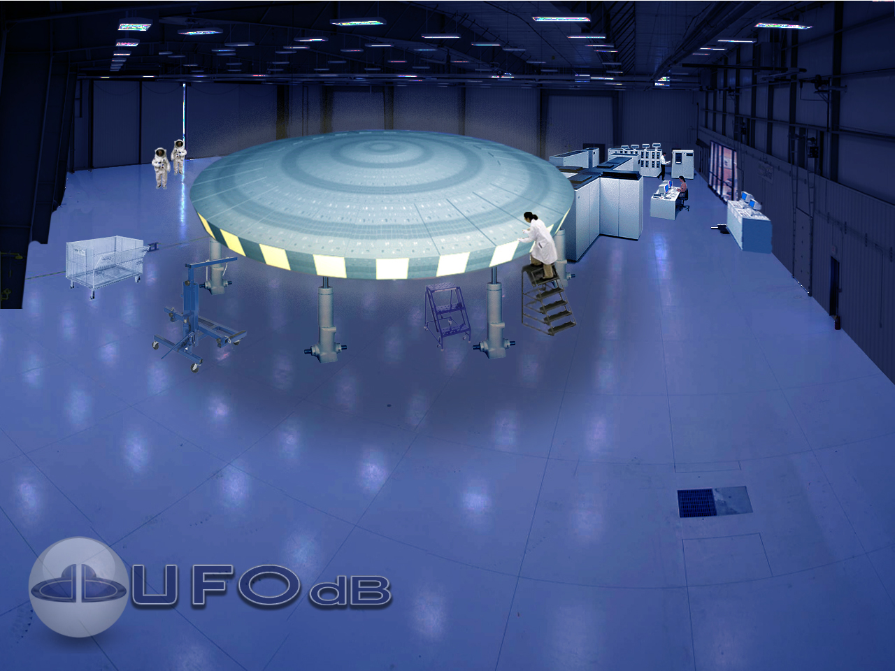 Ufo Inside Area 51 , HD Wallpaper & Backgrounds