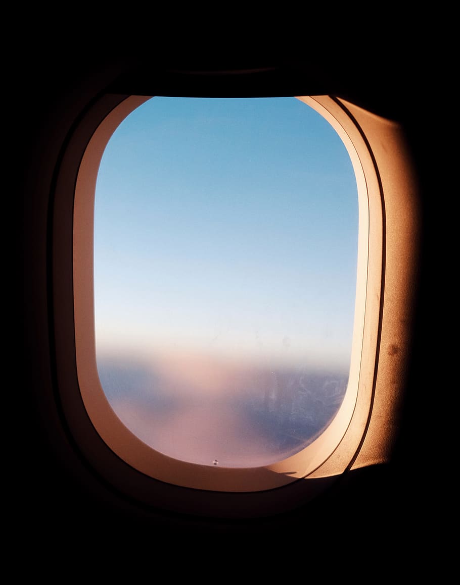 Plane Window, Airplane, Flight, Window Seat, View, - Flight Window View Hd , HD Wallpaper & Backgrounds