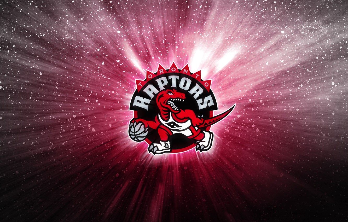 Photo Wallpaper Red, The Ball, Sport, Basketball, Dinosaur, - Toronto Raptors Pink , HD Wallpaper & Backgrounds
