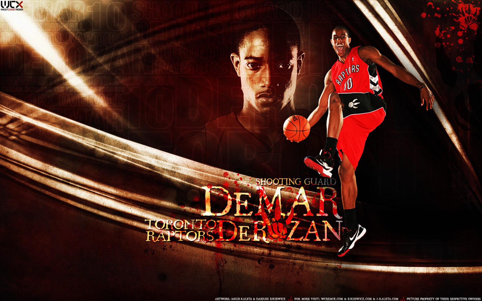 Demar Derozan Toronto Raptors Wallpaper - Demar Derozan Wallpaper Hd , HD Wallpaper & Backgrounds
