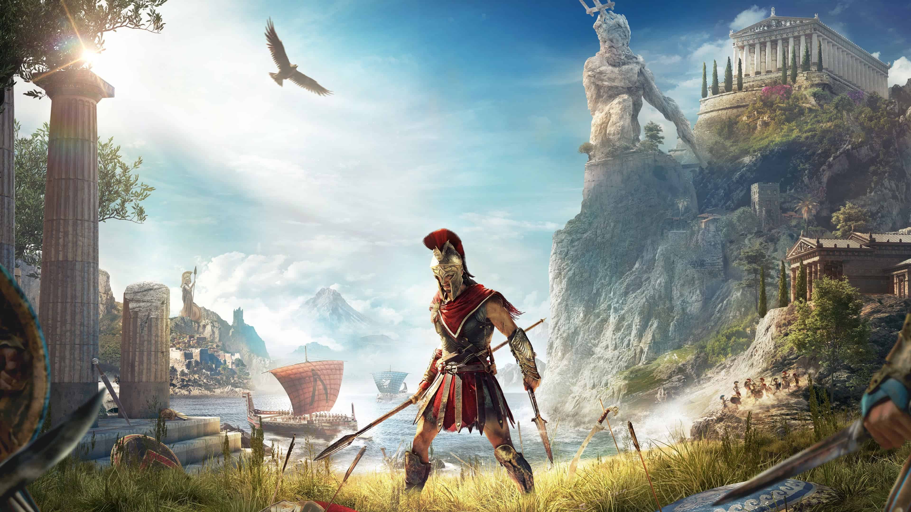 Assassins Creed Odyssey Greece Uhd 4k Wallpaper - 1080 Assassin's Creed Odyssey , HD Wallpaper & Backgrounds