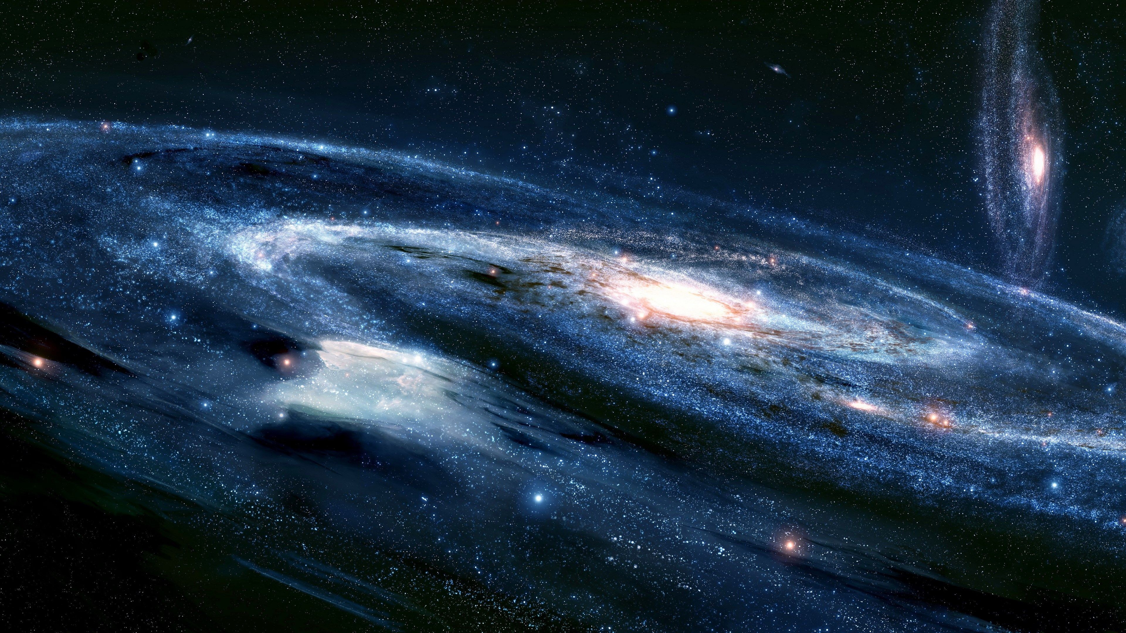 3840x2160, Cool Desktop Background Wallpaper Space - Space Galaxy Desktop Background , HD Wallpaper & Backgrounds